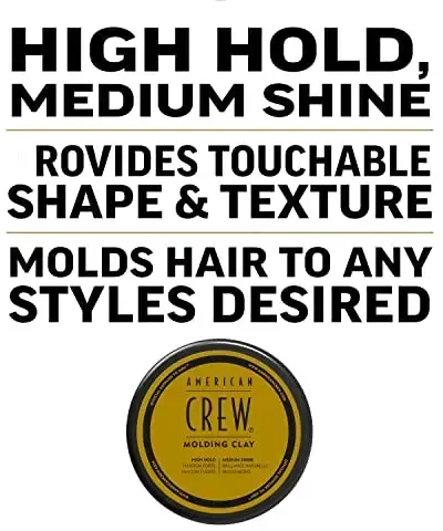„American Crew Molding Clay“ plaukų formavimo pomada, stiprios fiksacijos, 85 g