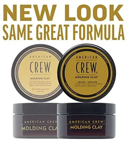 „American Crew Molding Clay“ plaukų formavimo pomada, stiprios fiksacijos, 85 g
