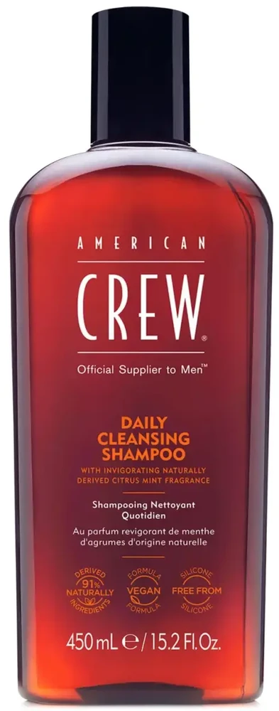 „American Crew Daily Cleansing“ plaukų šampūnas atgaivinimui, 450 ml
