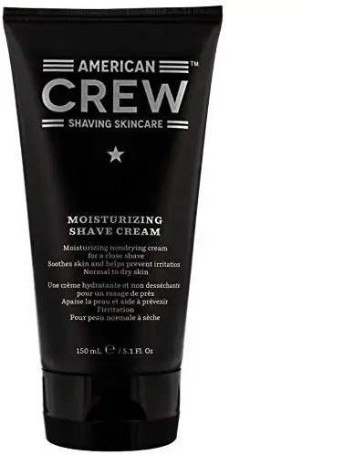 American Crew Shaving Skincare Moisturizing Shave Kreminis, 150 ml