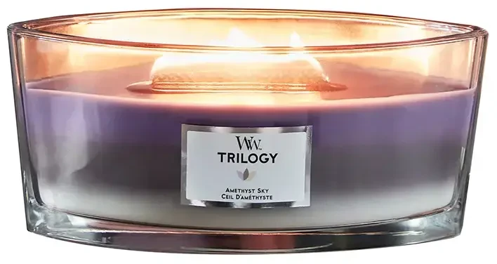 WoodWick Aromatinė žvakė (Amethyst Sky), 453,6 g