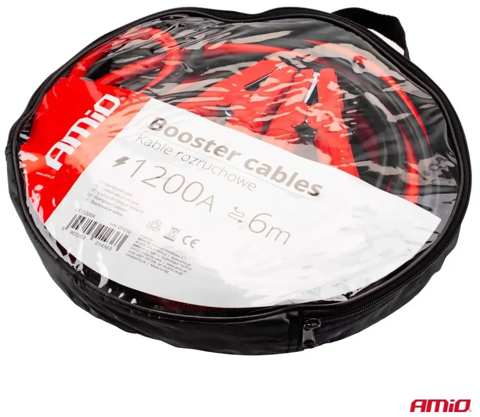 Amio Paleidimo kabeliai 1200A – 6 m