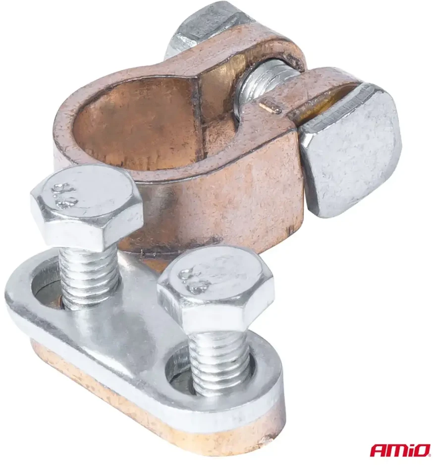 Baterijų spaustukai 2 vnt. amio-01392