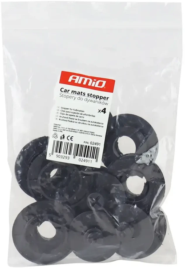 Automobilinių kilimėlių tvirtinimo kamščiai, 4 vnt. amio-02491