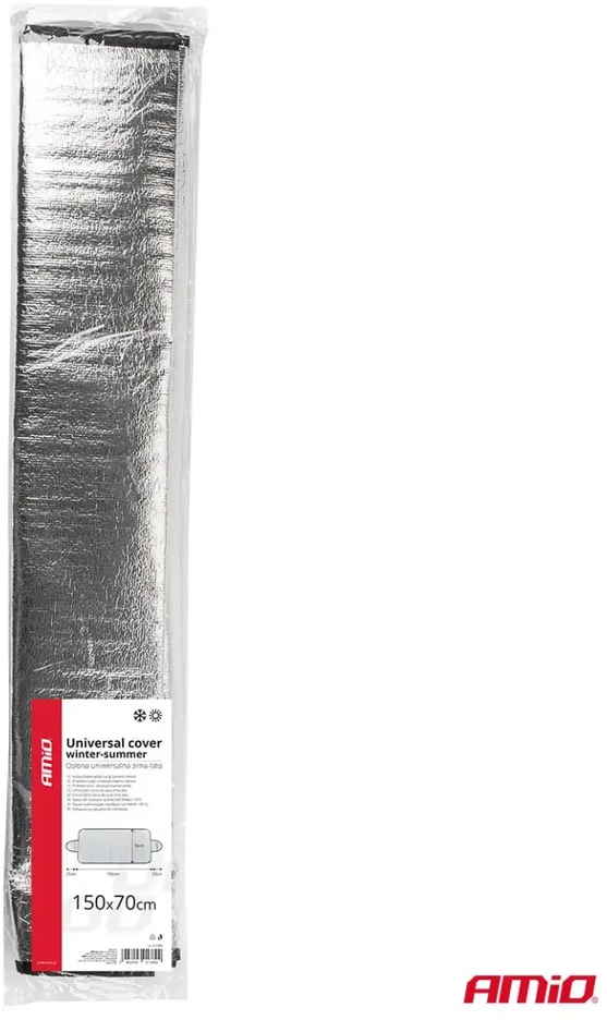 Universali priekinio stiklo uždanga vasarai/žiemai 150x70 cm AMIO-01389