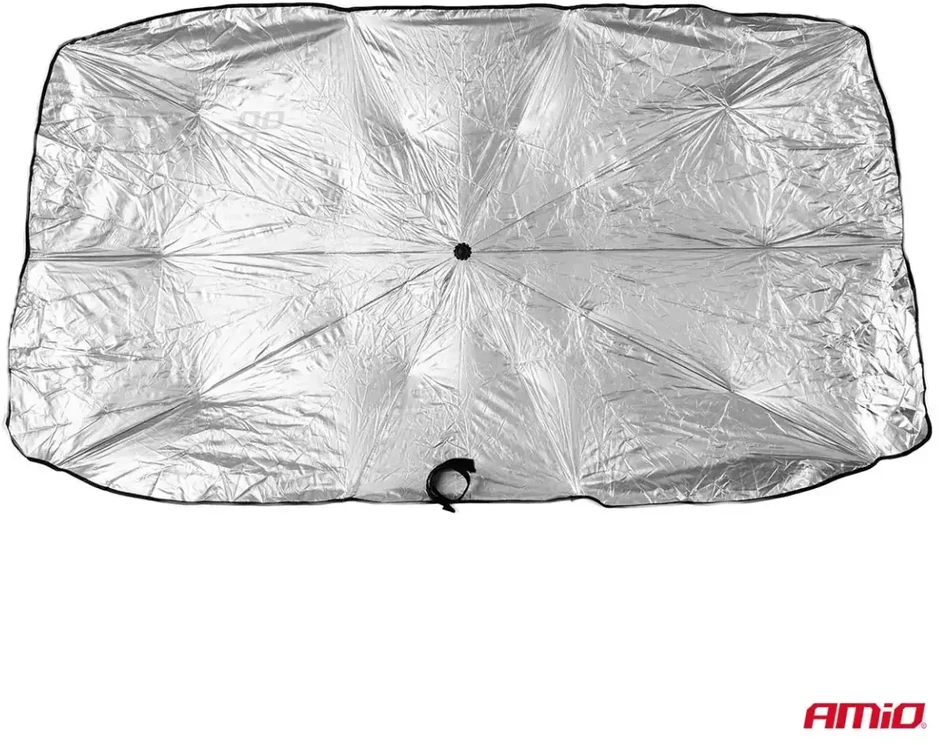 Sulankstoma priekinio stiklo saulės apsauga – skėtis 140x79 cm AMIO-02906