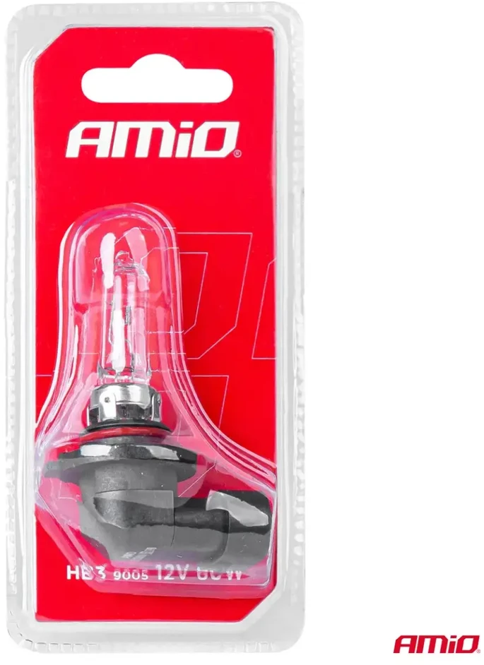 Halogeninė lemputė HB3 9005 12V 60W 1 vnt. blisterinėje pakuotėje amio-03366