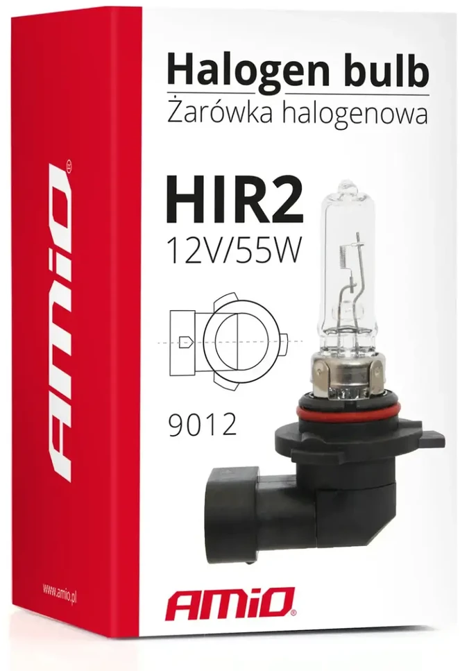 Amio 01125 Halogeninė lemputė HIR2 9012 12V 55W