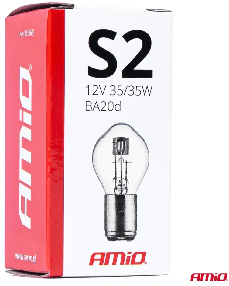 Halogeninė lemputė s2 12V 35/35W BA20d AMIO-03368