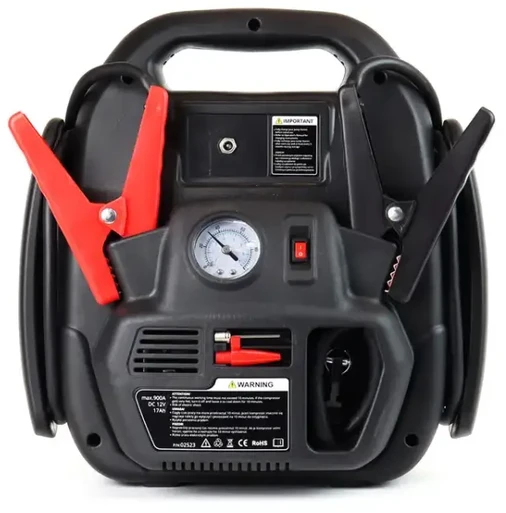 Projektorius Paleidimo įrenginys jump starter booster 4in1 12V 17Ah 900A amio-05126