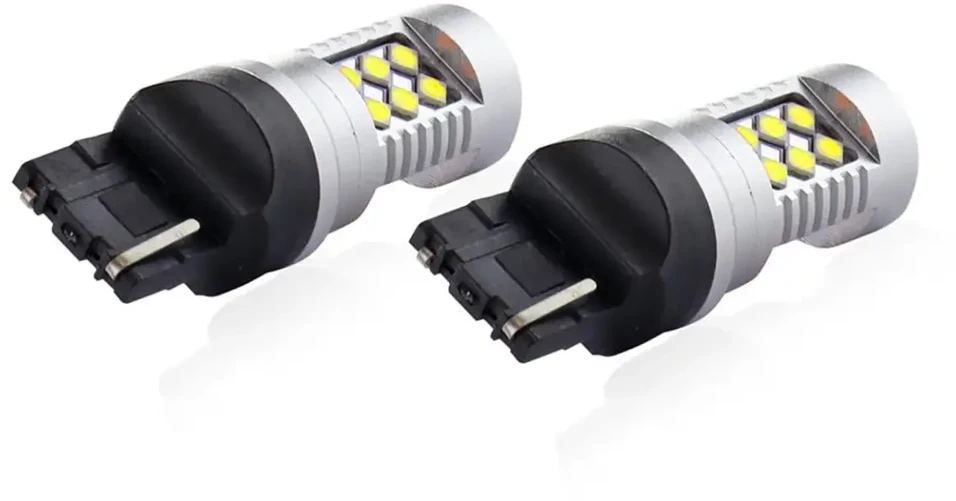 Amio LED CANBUS 3030 24SMD T20 7440 W21W Balta 12V/24V