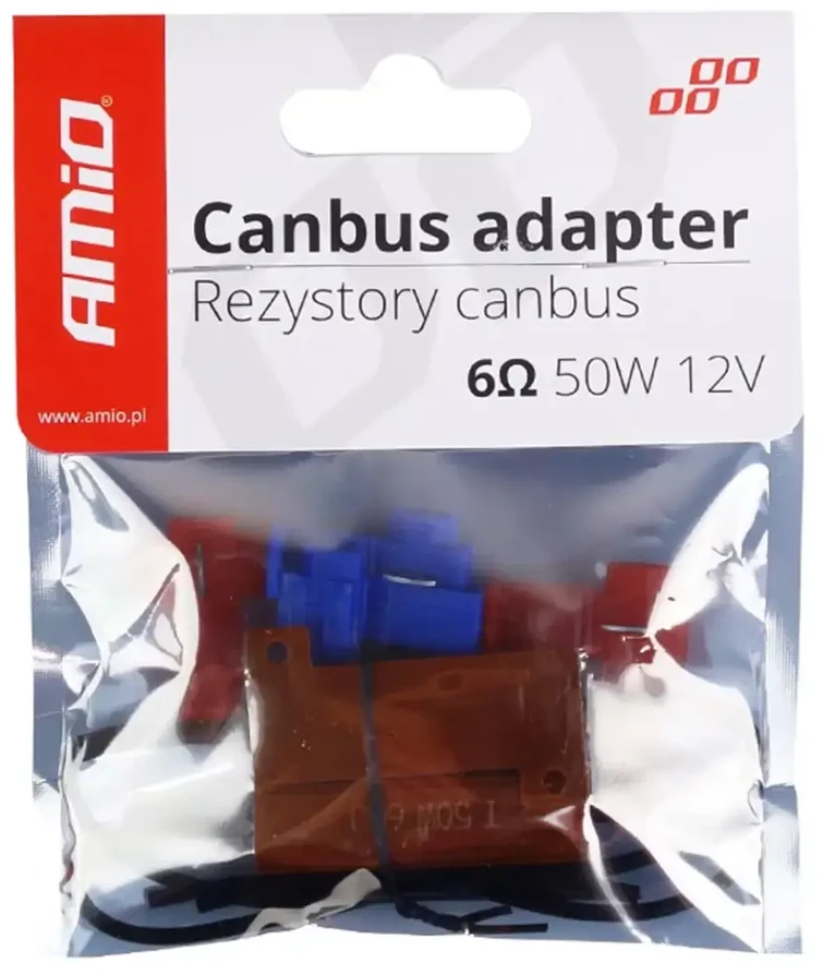 Amio Rezistorius 50W/6ohm Canbus 12V