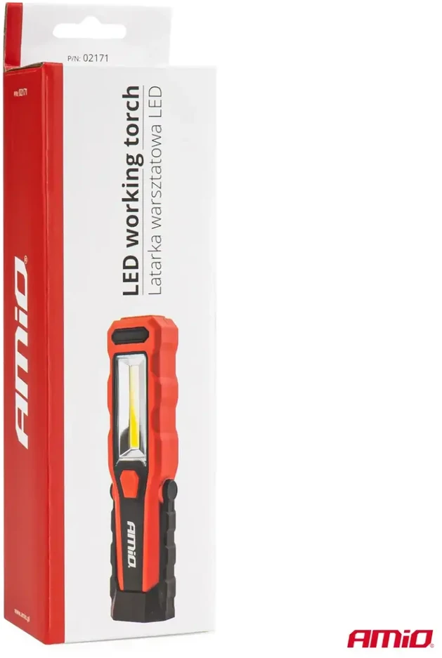 Amio LED Inspekcinė lempa, su pasisukimu 180°, 1800 mAh