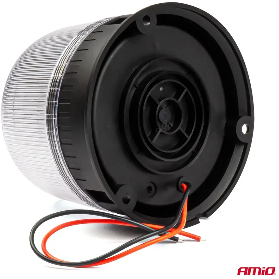 Amio LED įspėjamasis žibintas W25b 3 varžtai R65 R10 24LED 12/24V IP66