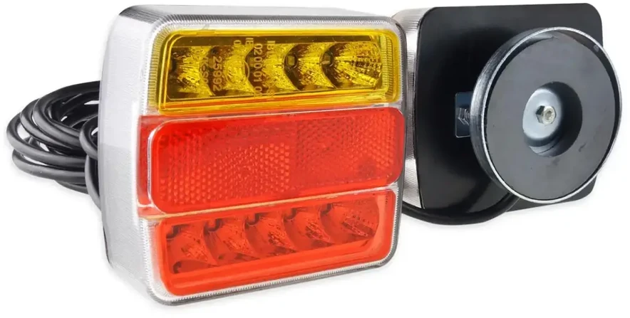LED žibintų komplektas magnetinei priekabai 12v amio-02141