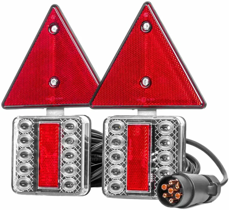 LED žibintų komplektas magnetinei priekabai amio-02140