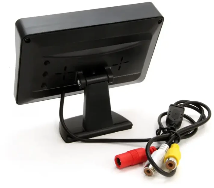 Amio Parkavimo pagalbos sistema TFT01 FT 4,3" su CAM-402 LED kamera, 4 juodi jutikliai
