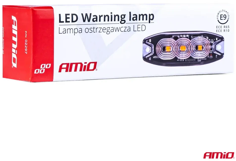 Įspėjamasis LED žibintas Amio IP67