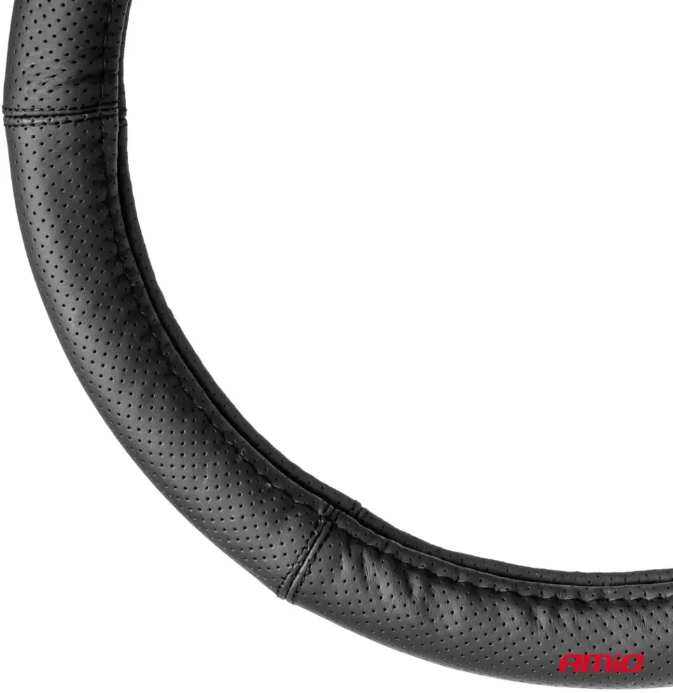 Amio Automobilio vairo užvalkalas 37-39 cm, natūrali oda, SWC-50-M