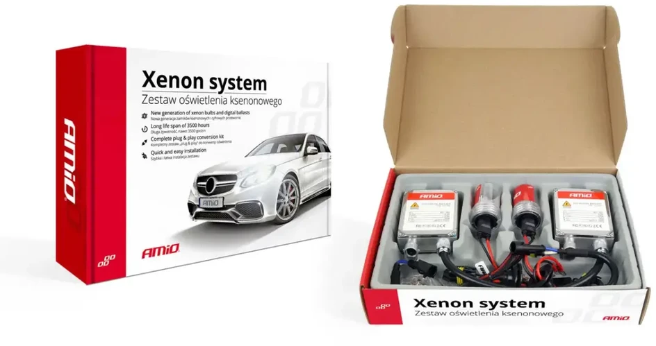 Xenon rinkinys 1103 H1 6000K, AMIO-01830