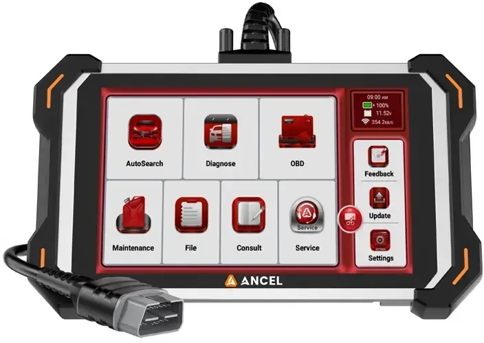 Automobilių diagnostikos skaitytuvas - ANCEL DS600 BT 8 colių 4 GB/64 GB