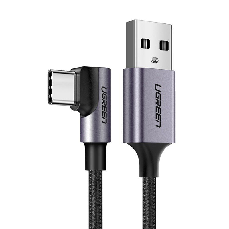 Kampinis USB-C laidas UGREEN US284 3A 3m