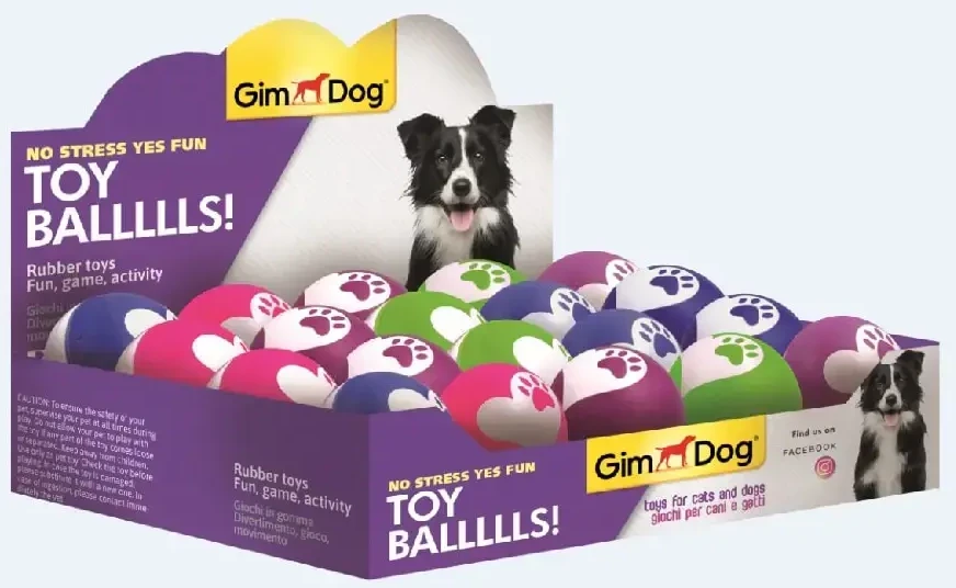 Rotaļlieta dzīvniekiem : Gimborn Dog Toy Ball, 7.2cm/1gab