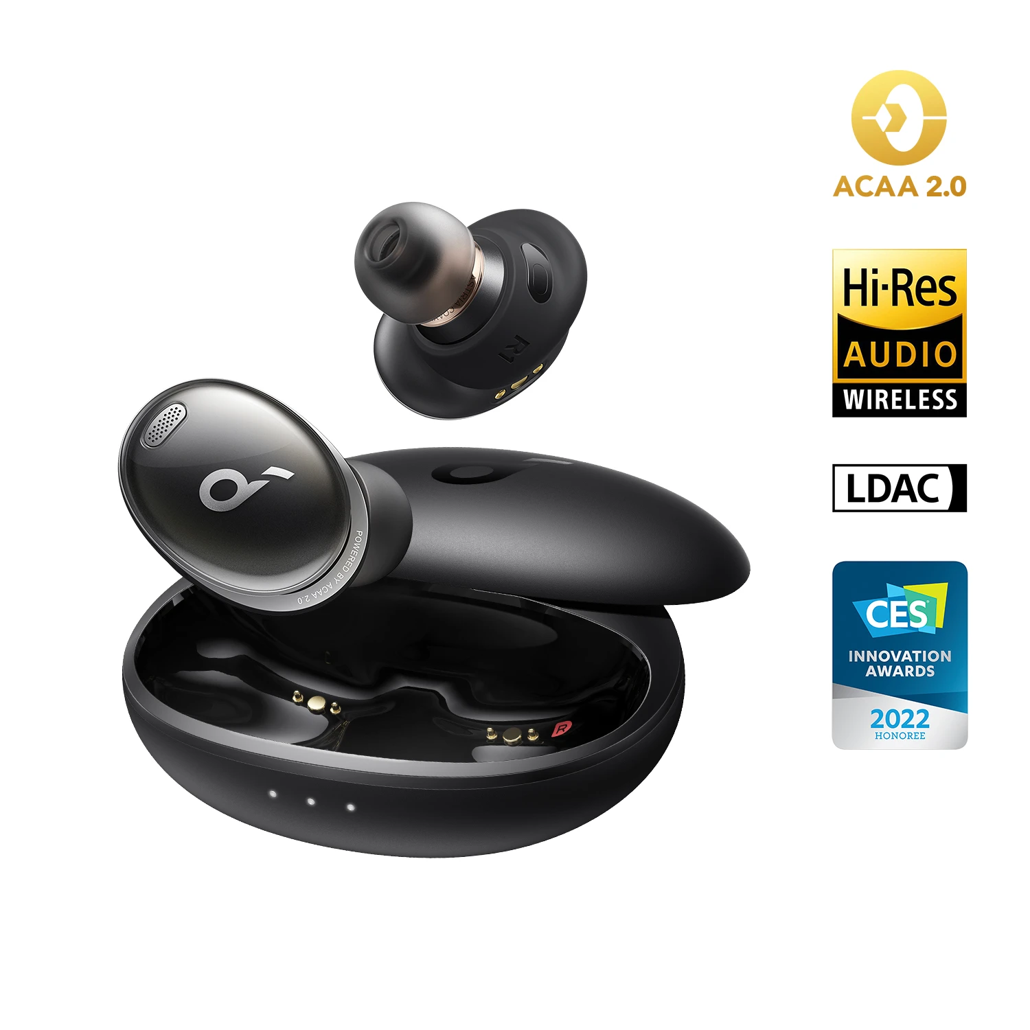 Anker Soundcore Liberty 3 Pro ausinės, Juodos spalvos