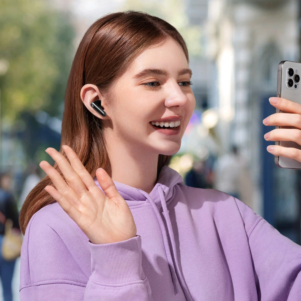 Ausinės Anker Soundcore P40i naudojamos pokalbiui