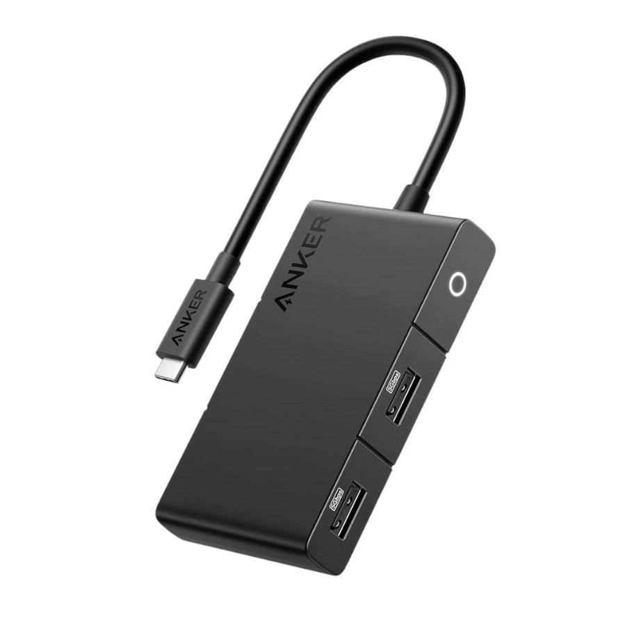 Anker 332 Wired USB 3.2 Gen 1 (3.1 Gen 1) Type-C Juodas