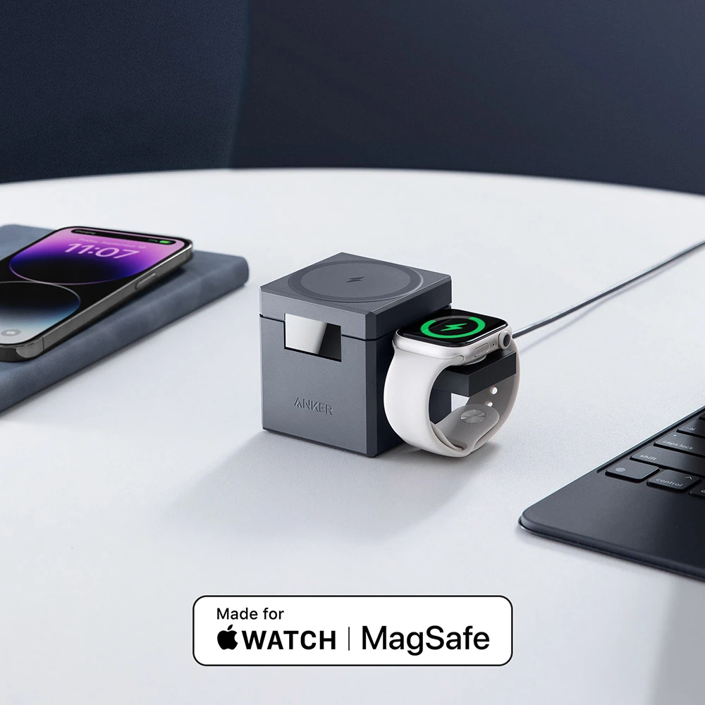 Anker Magnetic Wireless 3-in-1 kubas su MagSafe (15W) | Y1811G11