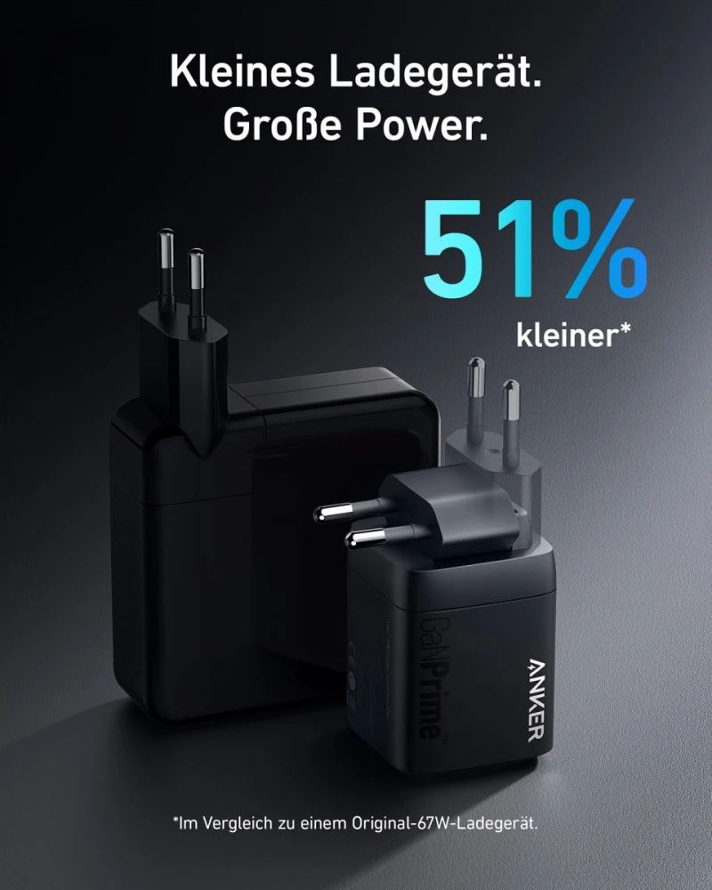 Anker 735 Prime sieninis įkroviklis 67W, 1A/2C | A2669313