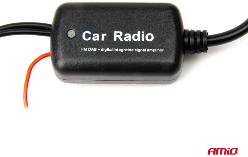 Radijo antenos signalo stiprintuvas 12V DAB/FM AMIO-04134