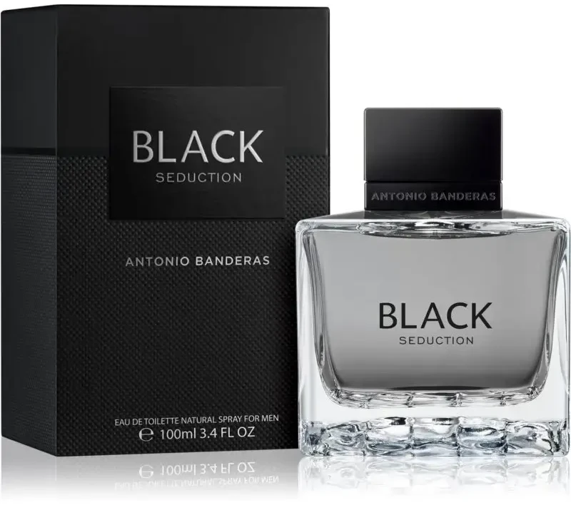 Antonio Banderas Antonio Puig Puig A Banderas Juodas Seduction EDT Purškiklis, 100 ml