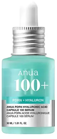 „Anua 100+ PDRN“ ir hialurono rūgšties drėkinamasis ir lyginamasis veido serumas, 30 ml