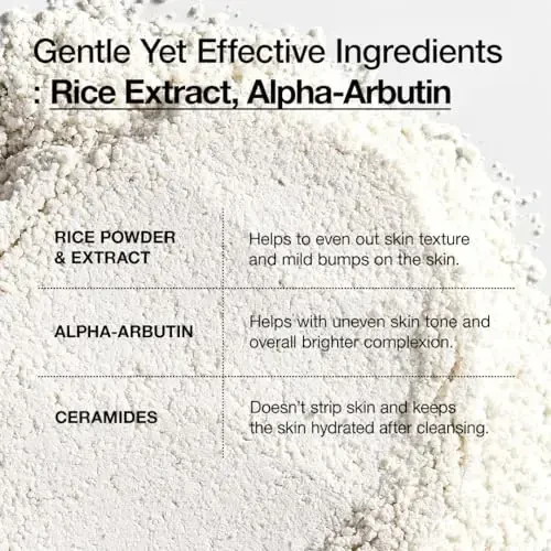 Anua Rice + Ceramide Enzyme Brightening Valomasis Pudra enziminė veido valomoji pudra, 40 g
