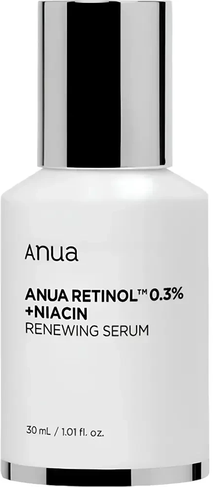 Anua Retinol Fragrance-Free Anti-Aging Evening Serum Face veido serumas, 30 ml