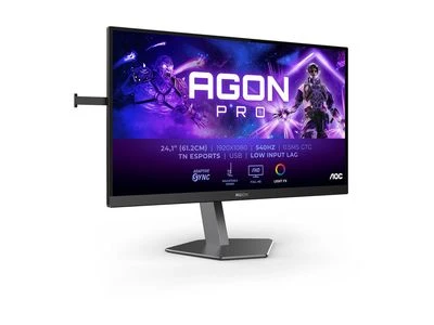 Monitorius AOC AG246FK 24.1inch 1920x1080 0.5ms 2xHDMI DP USB Juodas/Pilkas