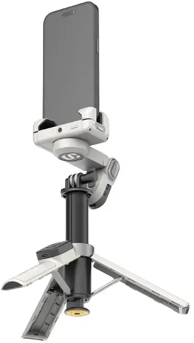 AOCHUAN M3 Pro stabilizatorius su RGB apšvietimu, juodos spalvos