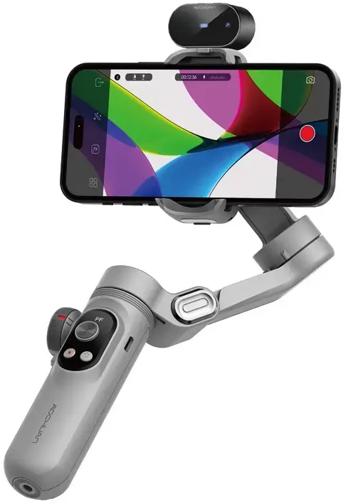 AOCHUAN X Pro stabilizatorius su dirbtinio intelekto jutikliais (pilkas)