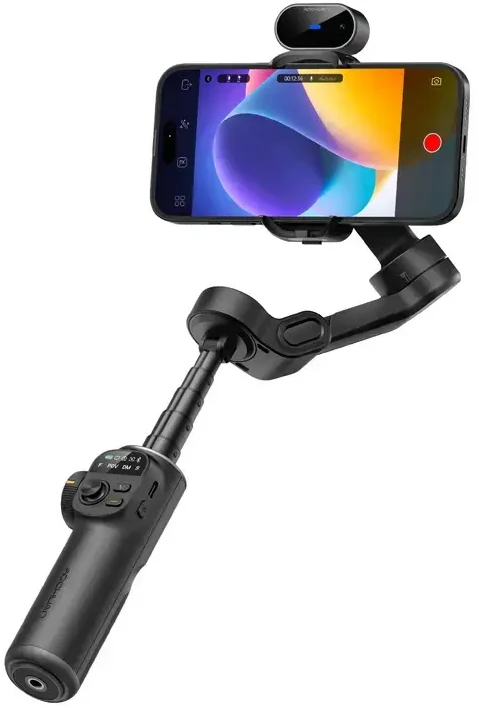 AOCHUAN X2 stabilizatorius su dirbtinio intelekto jutikliu (juodas)