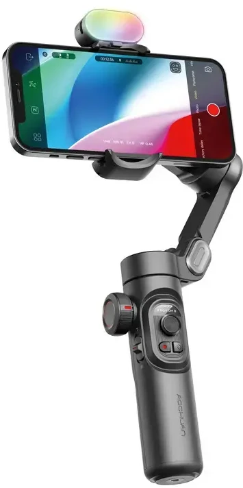 AOCHUAN XE Gimbal with RGB Lighting juodos spalvos