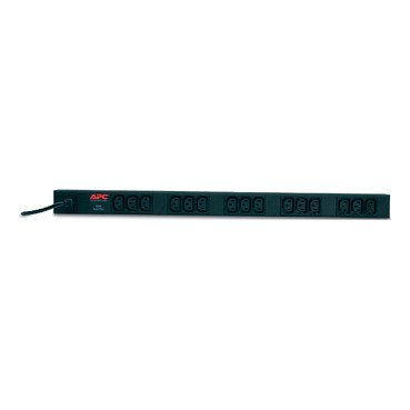 APC RACK PDU BASIC ZERO U 10A 230V maitinimo paskirstymo įrenginys 0U Juoda 15 AC išvestis(ys / čių)