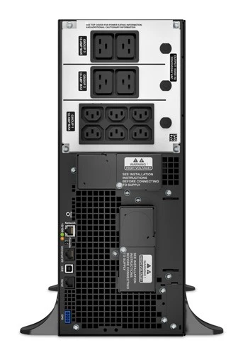 APC Smart-UPS On-Line Dviguba konversija (prisijungus) 6000 VA 6000 W 10 AC išvestis(ys / čių)