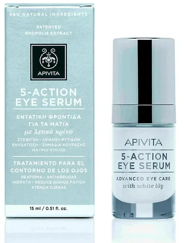 Apivita 5-Action Eye Serum paakių serumas 15ml
