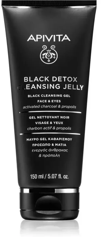 "Apivita" valomasis gelis "Juodas Detox" 150ml