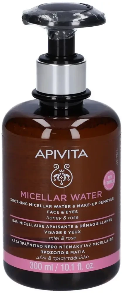 Apivita Micellar Vanduo Cleansing & Refreshing Micellar Vanduo Sensitive, 300 ml