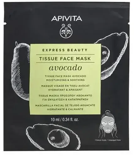 "Apivita" lakštinė raminanti drėkinamoji kaukė 10ml