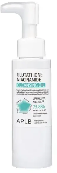 APLB Glutathione Niacinamide Cleansing Oil valomasis aliejus veidui, 105 ml