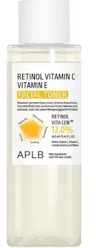 APLB Retinol Vitamin C Vitamin E Facial Toneris veido tonikas, 160 ml